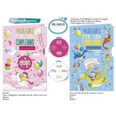 INGROSSO CARTOLERIA BIGLIETTI COMPLEANNO BAMBINI C/DISCO 8052231302134 BIGLIETTI AUGURI BIGLIETTI COMPLEANNO