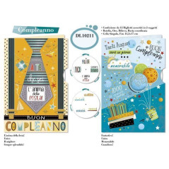 INGROSSO CARTOLERIA BIGLIETTI COMPLEANNO GENERICO C/DISCO 8052231302110 BIGLIETTI AUGURI BIGLIETTI COMPLEANNO