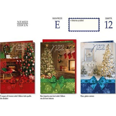 INGROSSO ARTICOLI DI NATALE BIGLIETTI NATALE FOTOGRAFICO 8001608385225 ARTICOLI NATALIZI BIGLIETTI NATALIZI