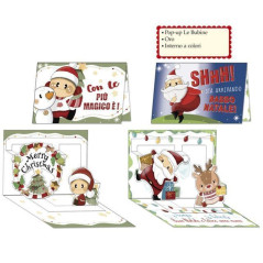 INGROSSO ARTICOLI DI NATALE BIGLIETTI POP UP DOLCELEGNO 8001608379316 ARTICOLI NATALIZI BIGLIETTI NATALIZI