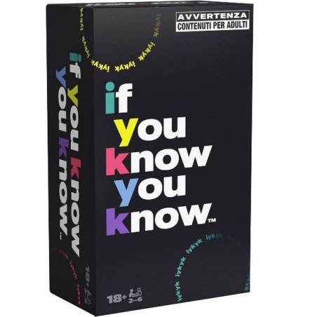 IF YOU KNOW YOU KNOW 18+ EAN 0681147040830 INGROSSO GIOCHI DI SOCIETA