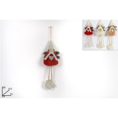 INGROSSO ARTICOLI DI NATALE APPENDINO ANGELO PELLICCIA 3 COL 8053482125671 ADDOBBI ALBERO NATALE APPENDINI NATALIZI