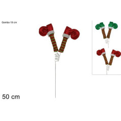 INGROSSO ARTICOLI DI NATALE SPILLONE GAMBE ELFO 2 COL 50CM 8053482369174 IDEE REGALO A NATALE OGGETTISTICA NATALIZIA