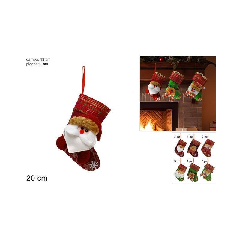 MINI CALZA NATALIZIA ASS EAN 8053482125664 INGROSSO BEFANA