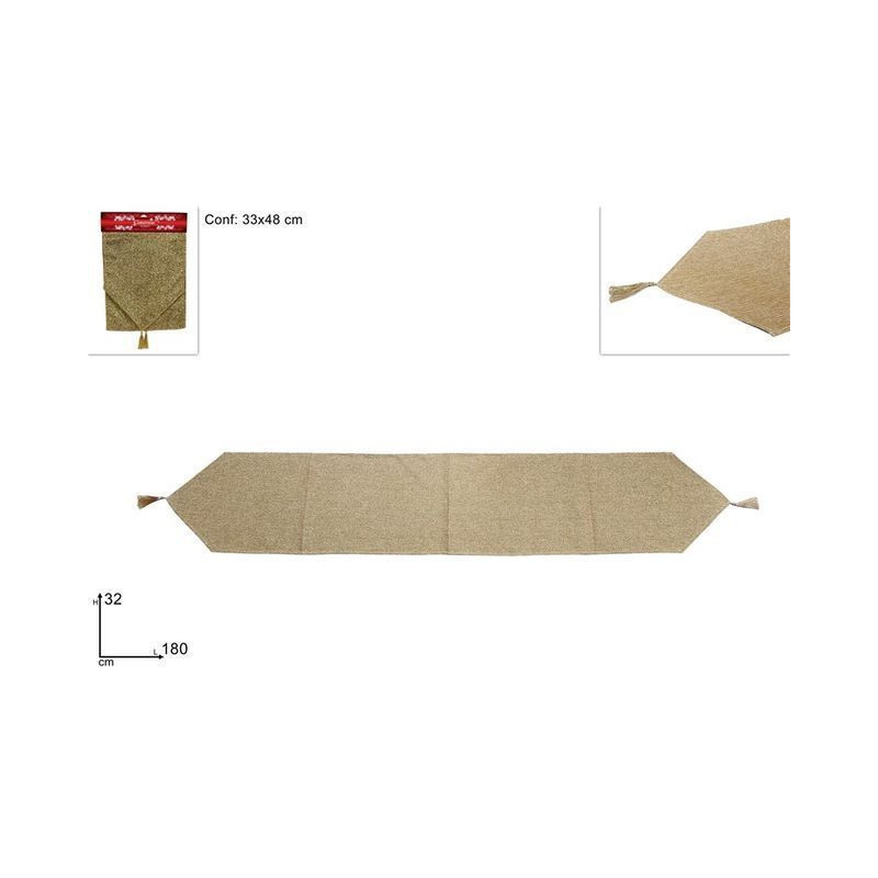 RUNNER 32X180CM TESSUTO ORO RIGATO EAN 8053482326276 INGROSSO ACCESSORI ARREDO TAVOLA NATALIZIA RUNNER 32X180CM TESSUTO ORO RIGATO EAN 8053482326276 INGROSSO ACCESSORI ARREDO TAVOLA NATALIZIA