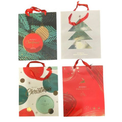 INGROSSO ARTICOLI DI NATALE BUSTA REGALO NATALE 26X32X10 6905585000275 ARTICOLI NATALIZI PER CONFEZIONI SACCHETTI E SHOPPER NATA