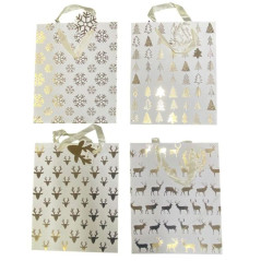 INGROSSO ARTICOLI DI NATALE BUSTA REGALO NATALE 26X32X10 6905585001203 ARTICOLI NATALIZI PER CONFEZIONI SACCHETTI E SHOPPER NATA