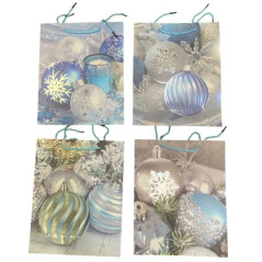 INGROSSO ARTICOLI DI NATALE BUSTA REGALO NATALE 26X32X10 6910331003844 ARTICOLI NATALIZI PER CONFEZIONI SACCHETTI E SHOPPER NATA