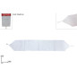 RUNNER 32X180CM TESSUTO BIANCO RIGATO EAN 8053482326283 INGROSSO CUCINA NATALIZIA RUNNER 32X180CM TESSUTO BIANCO RIGATO EAN 8053482326283 INGROSSO CUCINA NATALIZIA