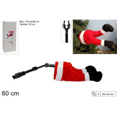 INGROSSO GIOCATTOLI GAMBE BABBO NATALE IN MOVIMENTO X ALBERO 8053482205922 ADDOBBI ALBERO NATALE APPENDINI NATALIZI