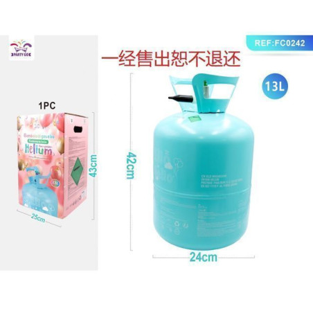 BOMBOLA ELIO 13L BLU CHIARO EAN 8058617499894 INGROSSO PALLONCINI COMPLEANNO