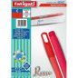 MANICO METALLO 130CM ROSSO DIAM 21 EAN 8011690435425 INGROSSO ACCESSORI PULIZIA
