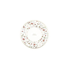 INGROSSO ARTICOLI DI NATALE PIATTI CM.24 PZ.8 A LITTLE CHRISTMAS 8010052647612 IDEE REGALO PIATTI NATALIZI