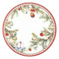 PIATTI CM.27 PZ.8 CHRISTMAS GIFT EAN 8010052648077 INGROSSO PIATTI NATALIZI