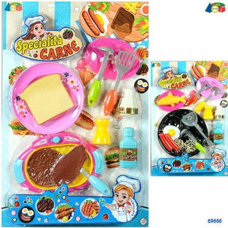 INGROSSO GIOCATTOLI SET CUCINA SPECIALITA CARNE ASS 8034094800903 EDICOLA GIOCHI DA EDICOLA