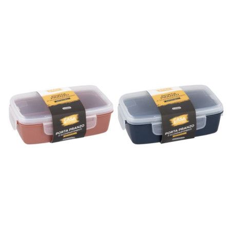 PORTA PRANZO 2,3L CM22,5X14X8 ASS C&K EAN 8027458208415 INGROSSO CONTENITORI PER ALIMENTI