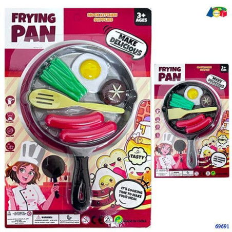 INGROSSO GIOCATTOLI SET PADELLA CON UTENSILI ED ACC. ASS 8034094809050 EDICOLA GIOCHI DA EDICOLA