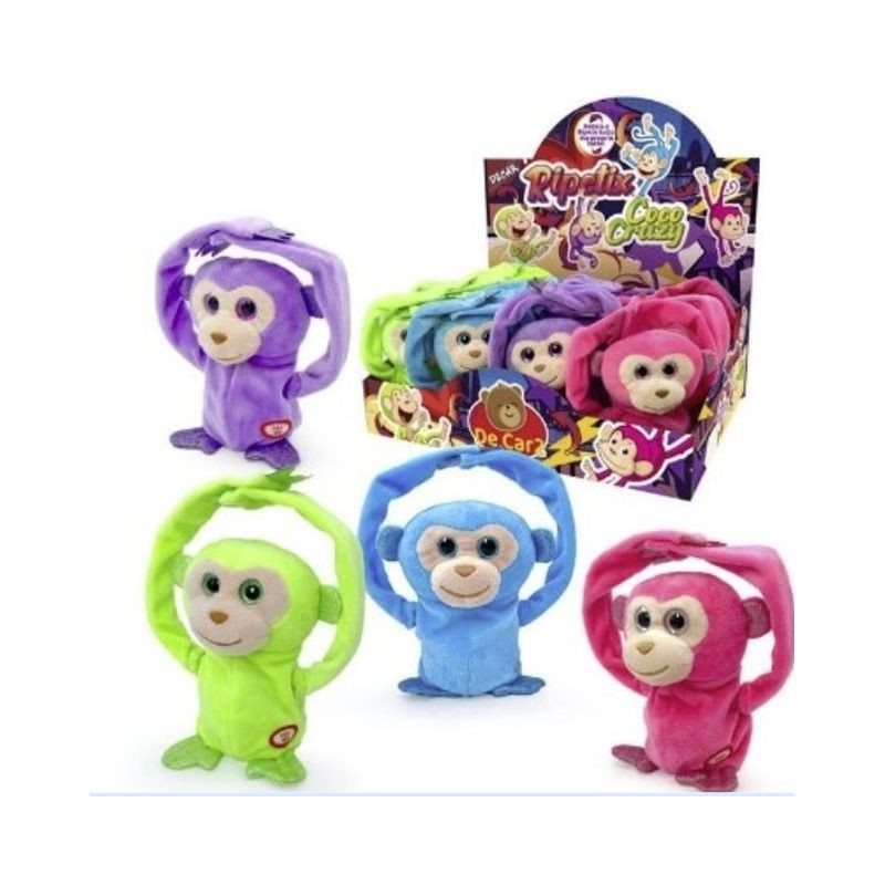 RIPETIX CRAZY COCO SCIMMIETTA H.16CM EAN 8009549254617 INGROSSO GIOCHI DA EDICOLA