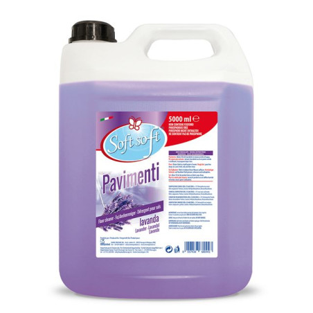 SOFT 5 LT PAVIMENTI LAVANDA EAN 8057438680443 INGROSSO DETERSIVI
