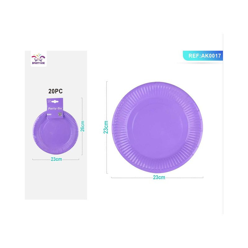 PIATTI CARTA CM.23 PZ.20 LILLA EAN 8058617518175 INGROSSO PIATTI PER PARTY PIATTI CARTA CM.23 PZ.20 LILLA EAN 8058617518175 INGROSSO PIATTI PER PARTY