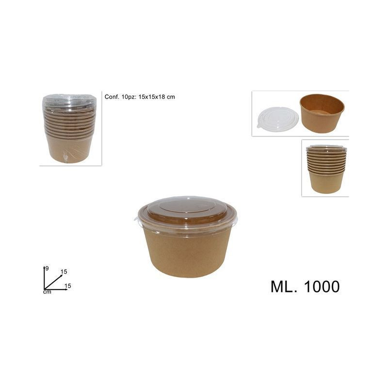 CONTENITORI 1000ML MONOUSO C/COP. 10PZ EAN 8034048606087 INGROSSO CONTENITORI PER ALIMENTI CONTENITORI 1000ML MONOUSO C/COP. 10PZ EAN 8034048606087 INGROSSO CONTENITORI PER ALIMENTI