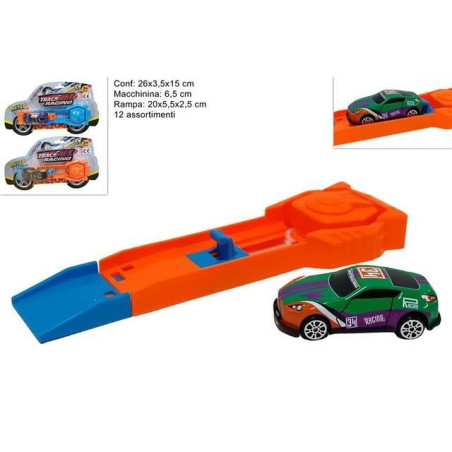 AUTO METALLO CON RAMPA 12ASS EAN 8034048640432 INGROSSO MODELLINI AUTO