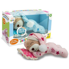 INGROSSO PELUCHE ORSETTO DORMIGLIONE C/MELODIA 2ASS 8017967391319 PELUCHE PRIMA INFANZIA PELUCHE MORBIDOSI