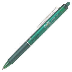 INGROSSO CARTOLERIA SFERA FRIXION CLICKER VERDE C/GOMMA 4902505417528 PENNE CANCELLABILI PENNE PER LA SCUOLA