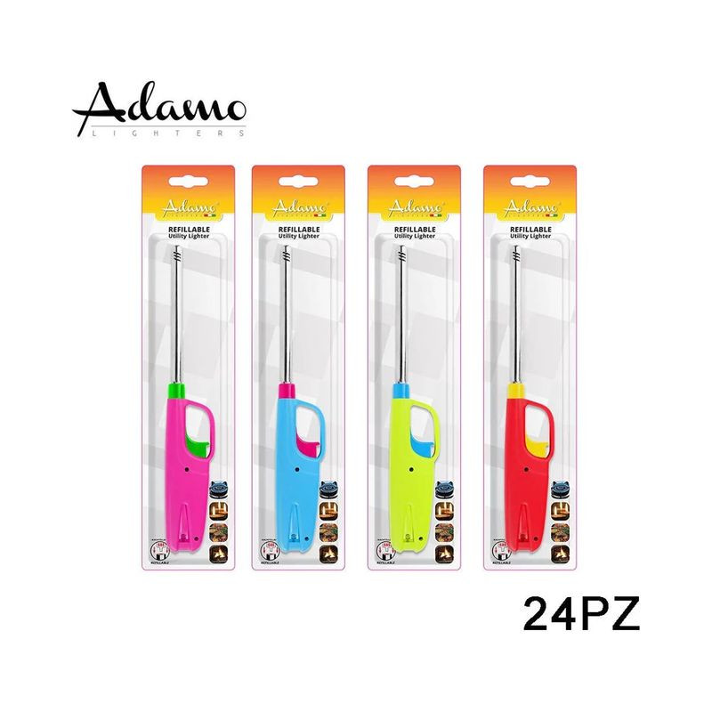 ACCENDIGAS ATOMIC BBQ FLEX ADAMO (24) EAN 5996629017237 INGROSSO ACCENDIGAS