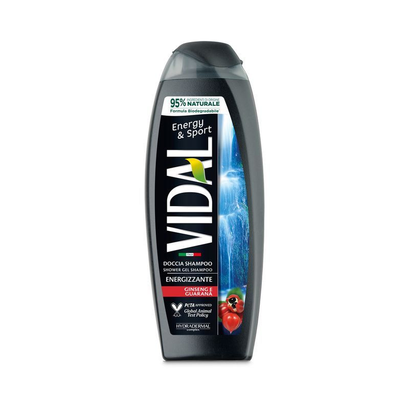 VIDAL DOCCIASHAMPOO ENERGY&SPORT 250ML EAN 8008970056067 INGROSSO DOCCIA SCHIUMA