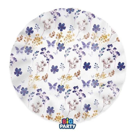 INGROSSO ARTICOLI PER COMPLEANNI PIATTI CARTA CM.20 PZ.6 FOLIAGE LILAS 8020834766509 ARTICOLI PER FESTE PIATTI PER COMPLEANNI
