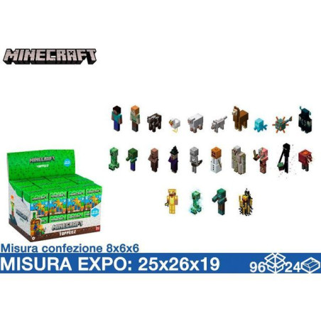 INGROSSO GIOCATTOLI MINECRAFT 3D BOS SORPRESA 5CM ASS. 8057271175724 GIOCHI E GIOCATTOLI GIOCHI DA EDICOLA