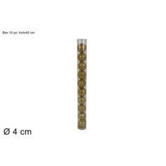 INGROSSO ARTICOLI DI NATALE PALLINE 4CM SET 10PZ GLITTER BOX ORO 8033113635182 ARTICOLI NATALIZI PALLINE DI NATALE E PUNTALI