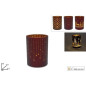 LAMPADA VETRO 7,5X10 BORDEAUX 3ASS EAN 8053482294346 INGROSSO CANDELE E LAMPADE NATALIZIE