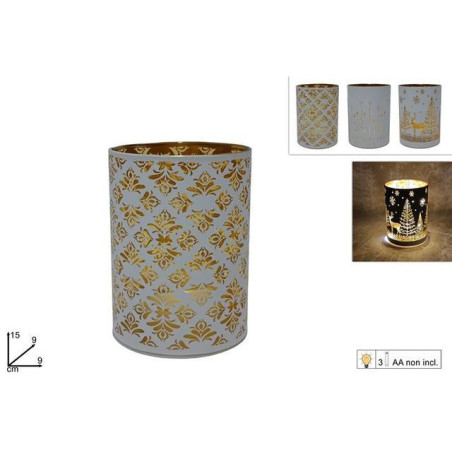 INGROSSO ARTICOLI DI NATALE LAMPADA VETRO 9X15 BIANCO 3ASS 8053482294452 ARTICOLI DI NATALE CANDELE E LAMPADE NATALIZIE