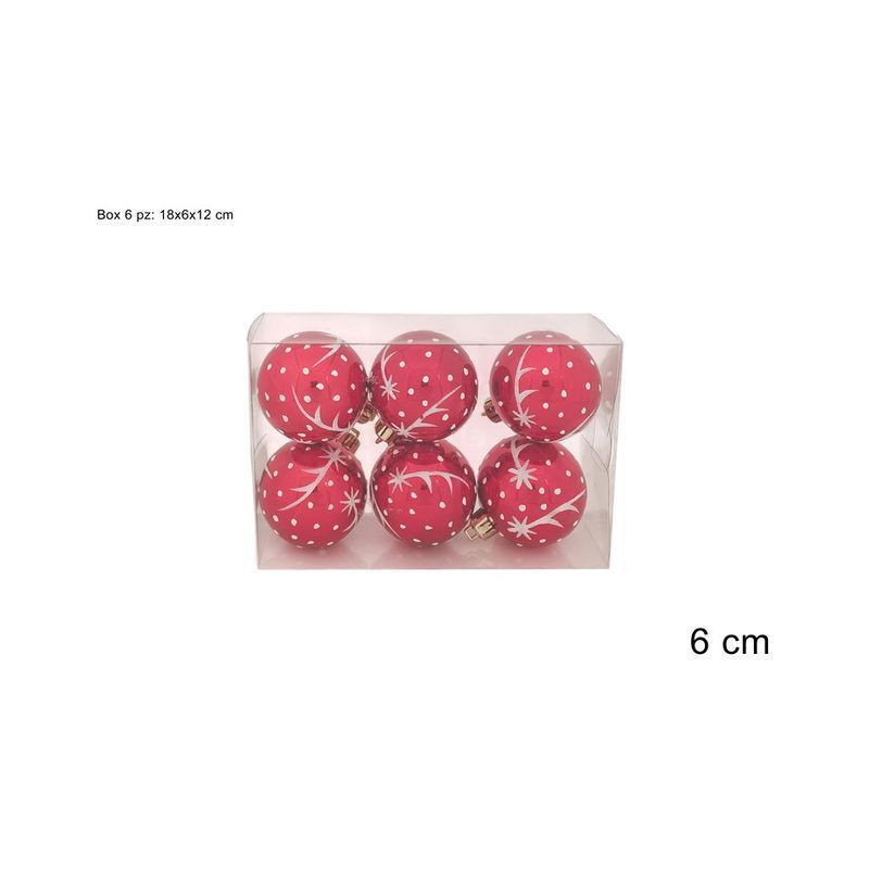 PALLE 6CM 6PZ ROSSO STELLA COMETA BIANCA EAN 8053482371122 INGROSSO PALLINE DI NATALE E PUNTALI PALLE 6CM 6PZ ROSSO STELLA COMETA BIANCA EAN 8053482371122 INGROSSO PALLINE DI NATALE E PUNTALI