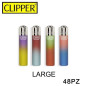 ACCENDINO CLIPPER LARGE METALLIC GR C.48 EAN 8412766162472 INGROSSO ACCENDINI