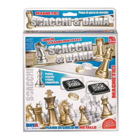 INGROSSO GIOCO SCACCHI E DAMA MAGNETICI 8004817118585 GIOCHI E GIOCATTOLI SCACCHI DAMA