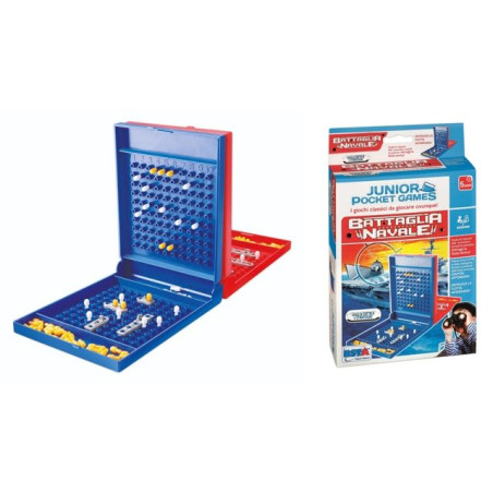 GIOCO JUNIOR POCKET BATTAGLIA NAVALE EAN 8004817118899 INGROSSO GIOCHI DI SOCIETA