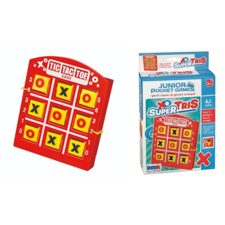 GIOCO JUNIOR POCKET SUPER TRIS EAN 8004817118929 INGROSSO GIOCHI DI SOCIETA