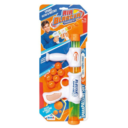 INGROSSO GIOCATTOLI FUCILE AIRBLASTER EXTR. BLISTER C/6 PAL. 8004817120724 EDICOLA GIOCHI DA EDICOLA