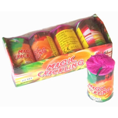 INGROSSO FUOCHI D'ARTIFICIO FON.MAGIC CRACKLING PZ.4 C.14 8022349000932 FUOCHI PER FESTE BOTTIGLIETTE SCOPPIETTANTI