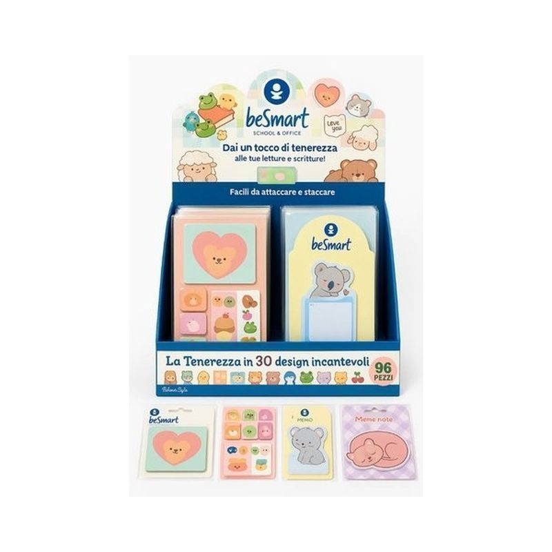 MEMO FUNNY ASSORTITI EAN 8023650068093 INGROSSO ETICHETTE LABEL POSTIT