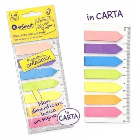 INGROSSO CARTOLERIA SEGNA PAGINA CARTA C/MET. 175FF 12X4