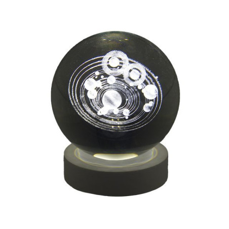 INGROSSO BOMBONIERE SFERA D60MM GALASSIA B. BIANCA ILL. USB 8059916194862 IDEE REGALO BOMBONIERE