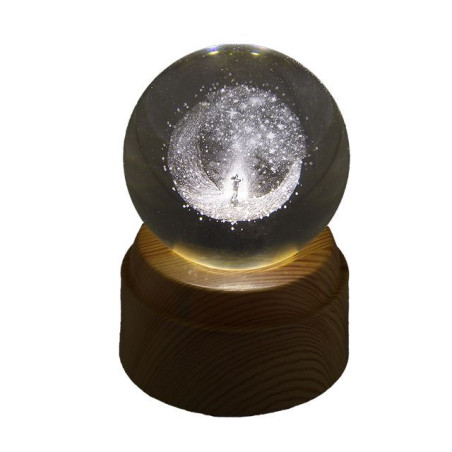 INGROSSO BOMBONIERE SFERA D60MM FUT. STELL. B. ROT. ILL. USB 8059916195098 IDEE REGALO BOMBONIERE