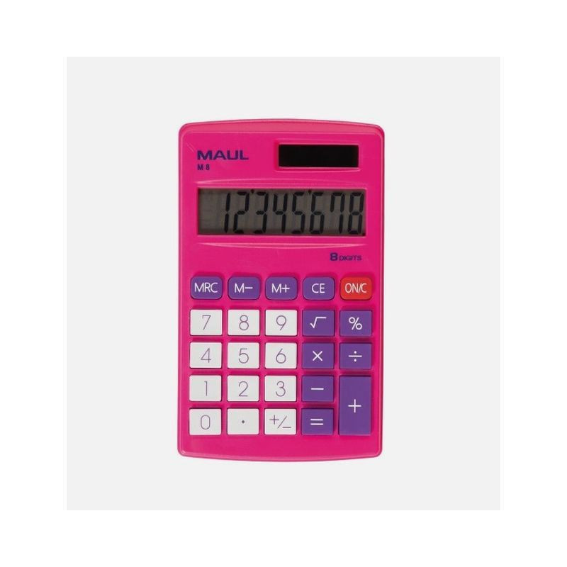 CALCOLATRICE TASCABILE M8 FUCSIA EAN 4002390085427 INGROSSO CALCOLATRICI