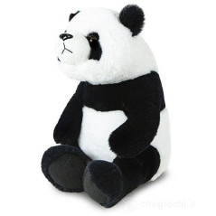 INGROSSO PELUCHE PANDA SEDUTO CM.28 ECOFRIENDS 8009549254365 PELUCHE ANIMALI PELUCHE MORBIDOSI