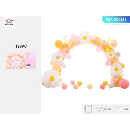 SET DA ARCO LITTLE DAISY PER PALLONCINI EAN 8058617791714 INGROSSO PALLONCINI COMPLEANNO