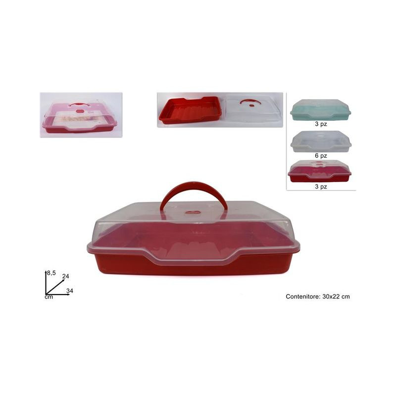 CONTENITORE PORTATORTA RETTAN. 30X22CM EAN 8034048584903 INGROSSO CONTENITORI PER ALIMENTI CONTENITORE PORTATORTA RETTAN. 30X22CM EAN 8034048584903 INGROSSO CONTENITORI PER ALIMENTI